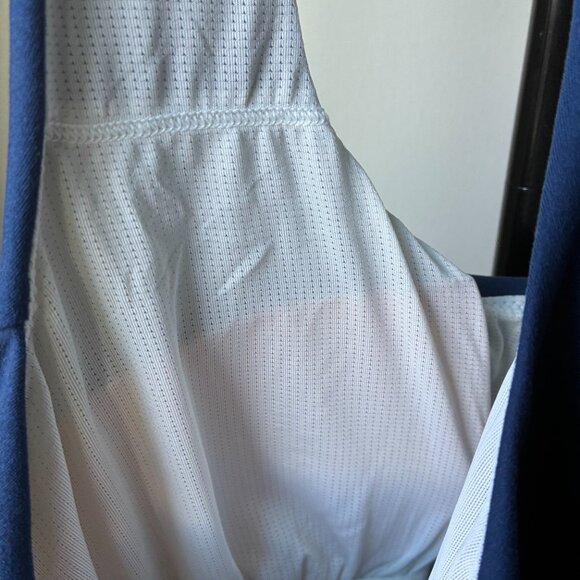 J. Crew Navy Blue CloudStretch Side-Slit Sports Dress with Shorts - Size M - Picture 6 of 8